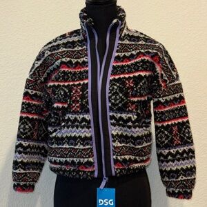DSG Multicolor Patterned Jacket with Zip